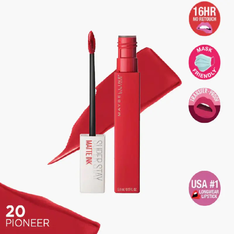 Maybelline Super Stay Matte Ink Liquid Lipstick 20 Pioneer