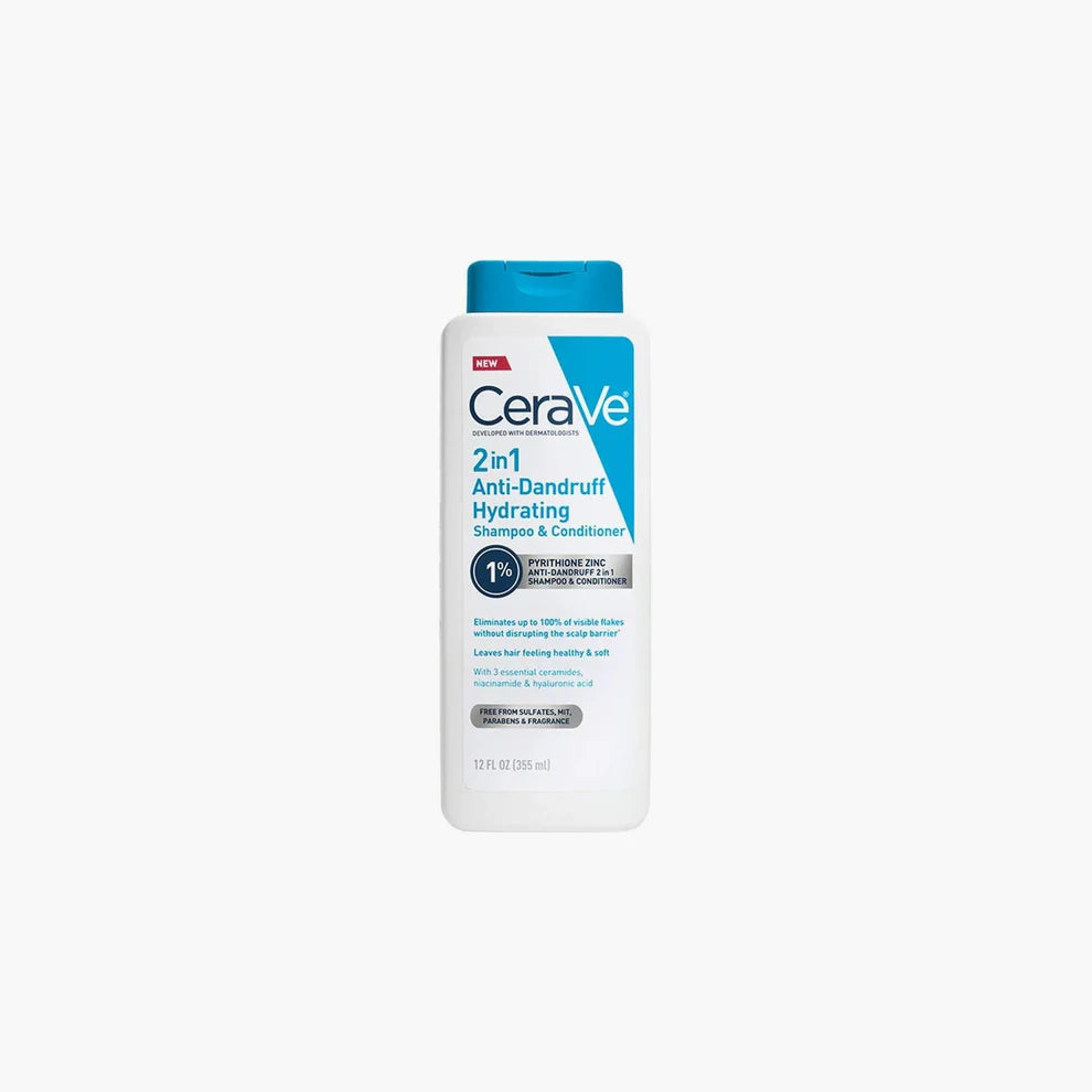 CeraVe 2-in-1 Anti-Dandruff Hydrating Shampoo and Conditioner