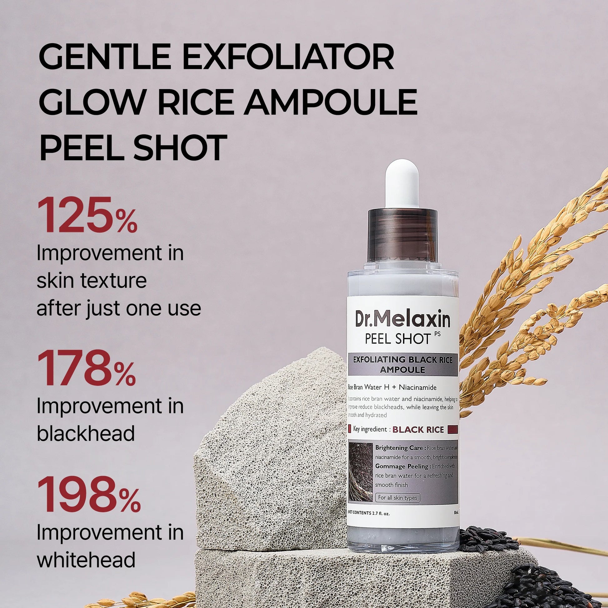 Dr.Melaxin Peel Shot Glow Black Rice Ampoule
