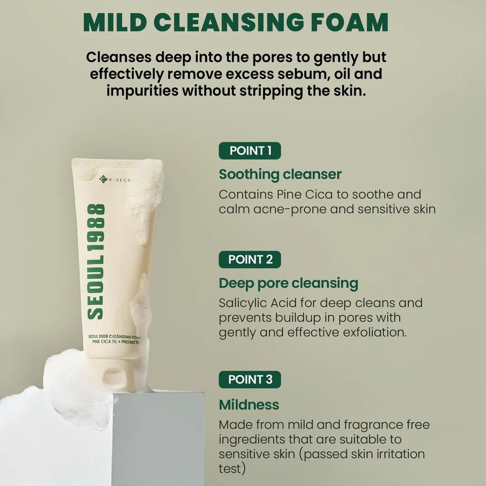 K-Secret Seoul 1988 Cleansing Foam
