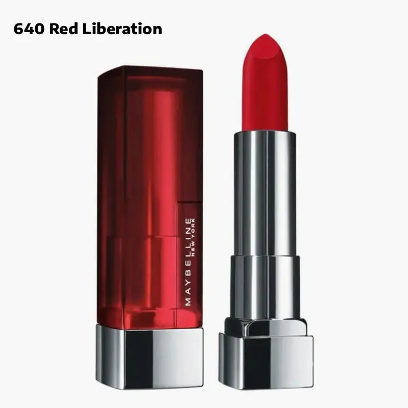 Maybelline Color Sensational Lipstick 640 Red Liberation