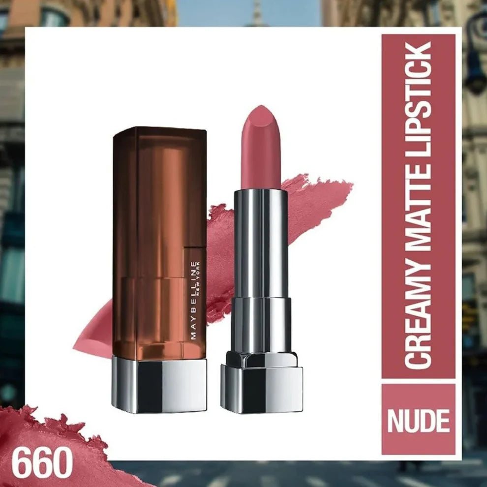 Maybelline Color Sensational The Creamy Mattes Lipstick 660
