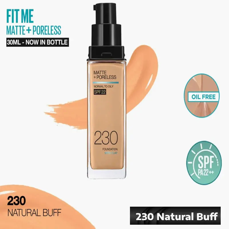 Maybelline Fit Me Matte+Poreless Liquid Foundation