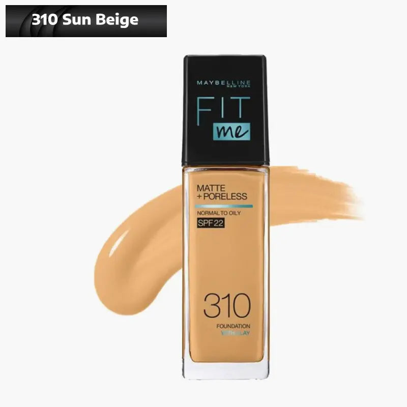 Maybelline Fit Me Matte+Poreless Liquid Foundations