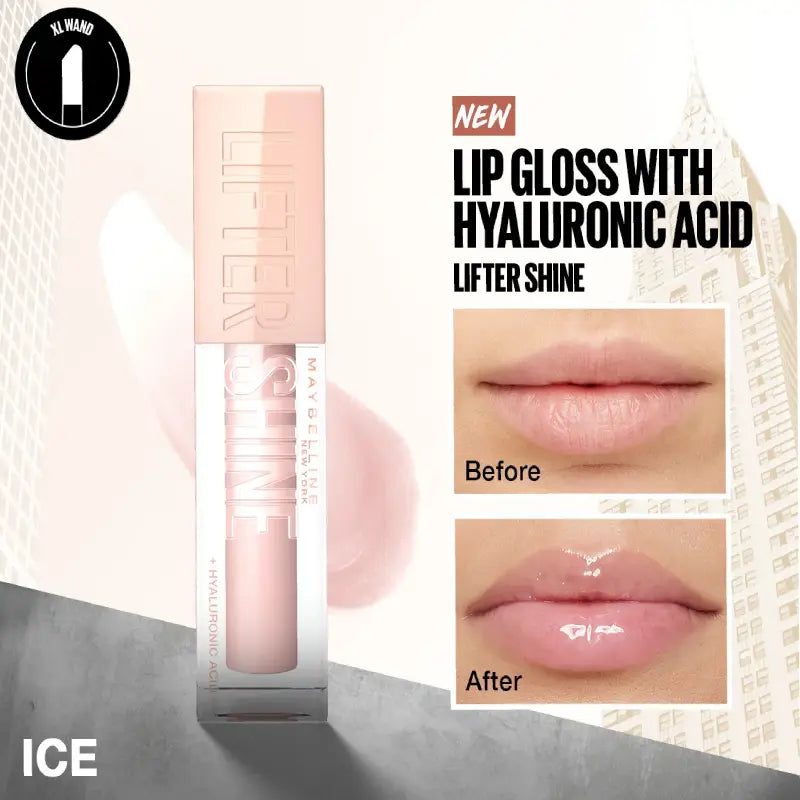 Maybelline Lifter Shine Lip Gloss with Hyaluronic Acid