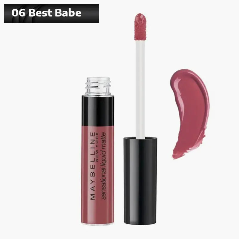 Maybelline Sensational Liquid Matte Lipstick 06 Best Babe