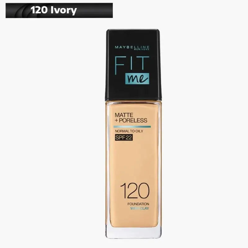 Maybelline Fit Me Matte+Poreless Liquid Foundation With Clay Normal to Oily