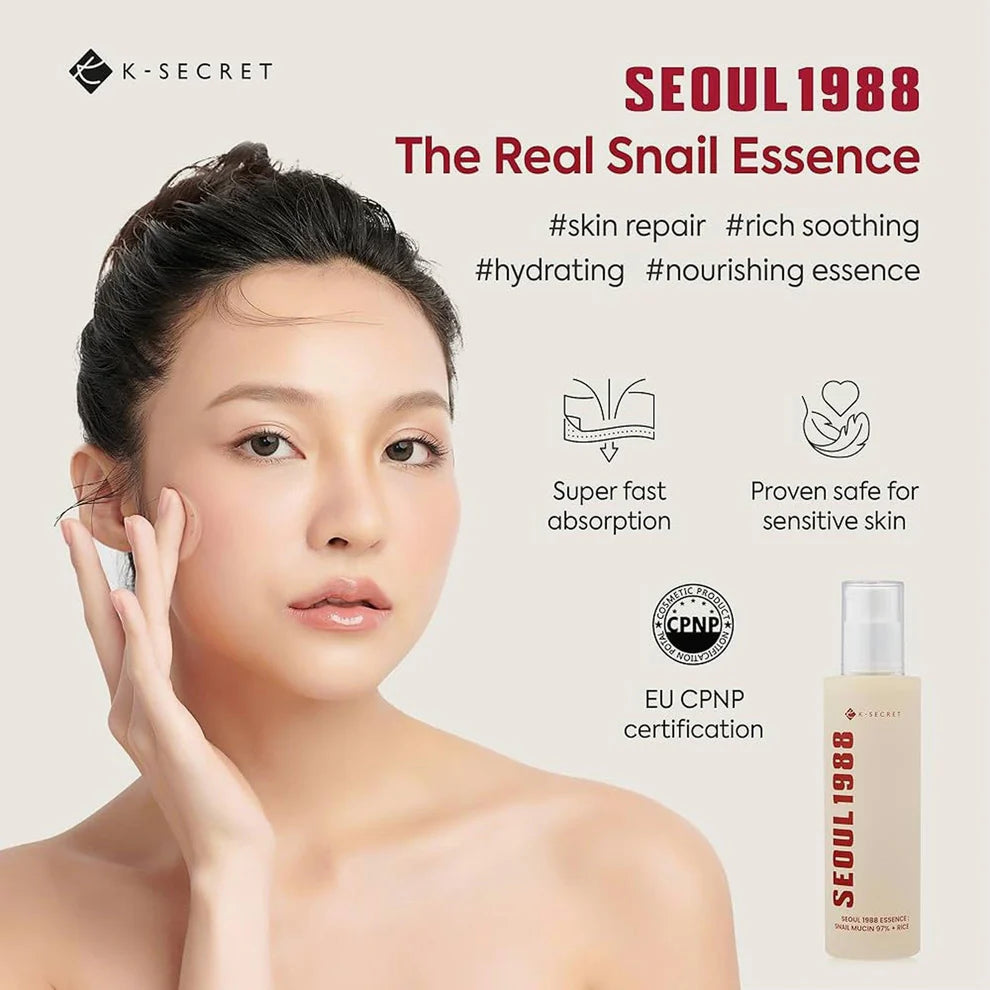 Seoul 1988 Essence Snail Mucin | K-Secret