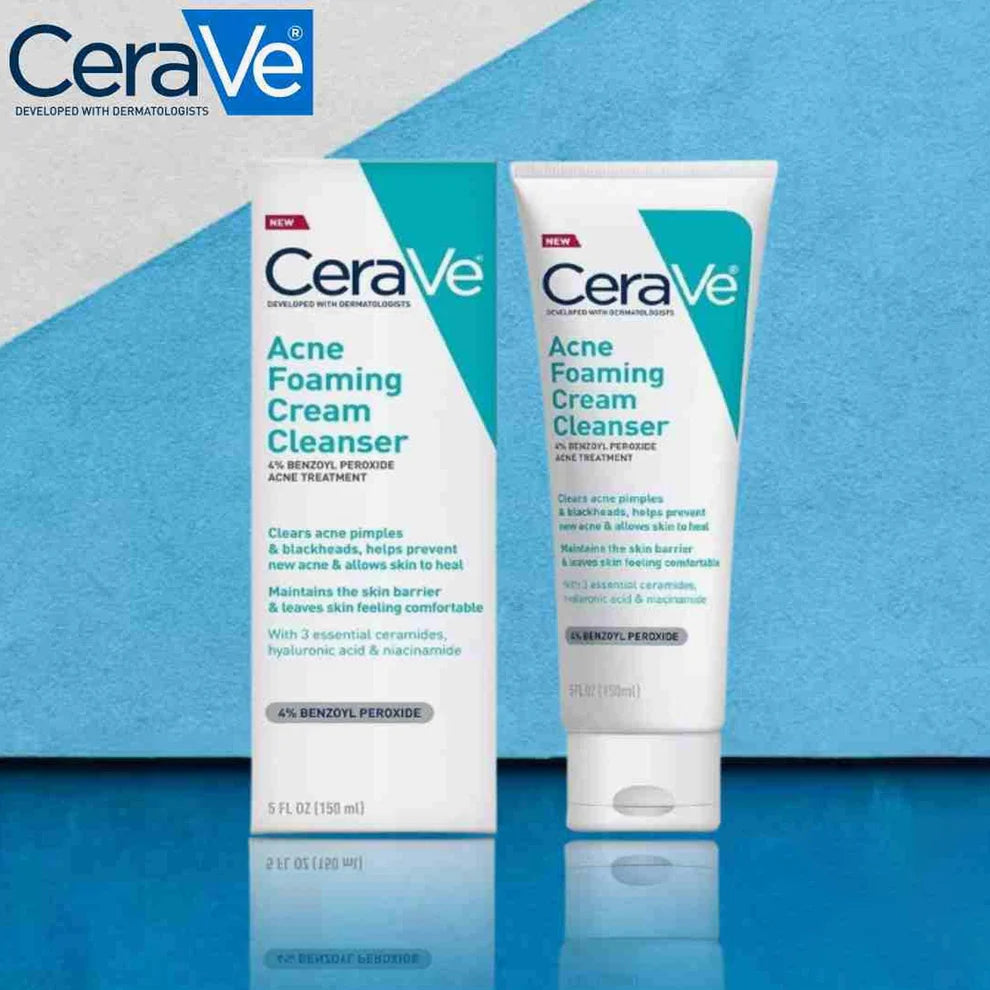 CeraVe Acne Foaming Cream Cleanser