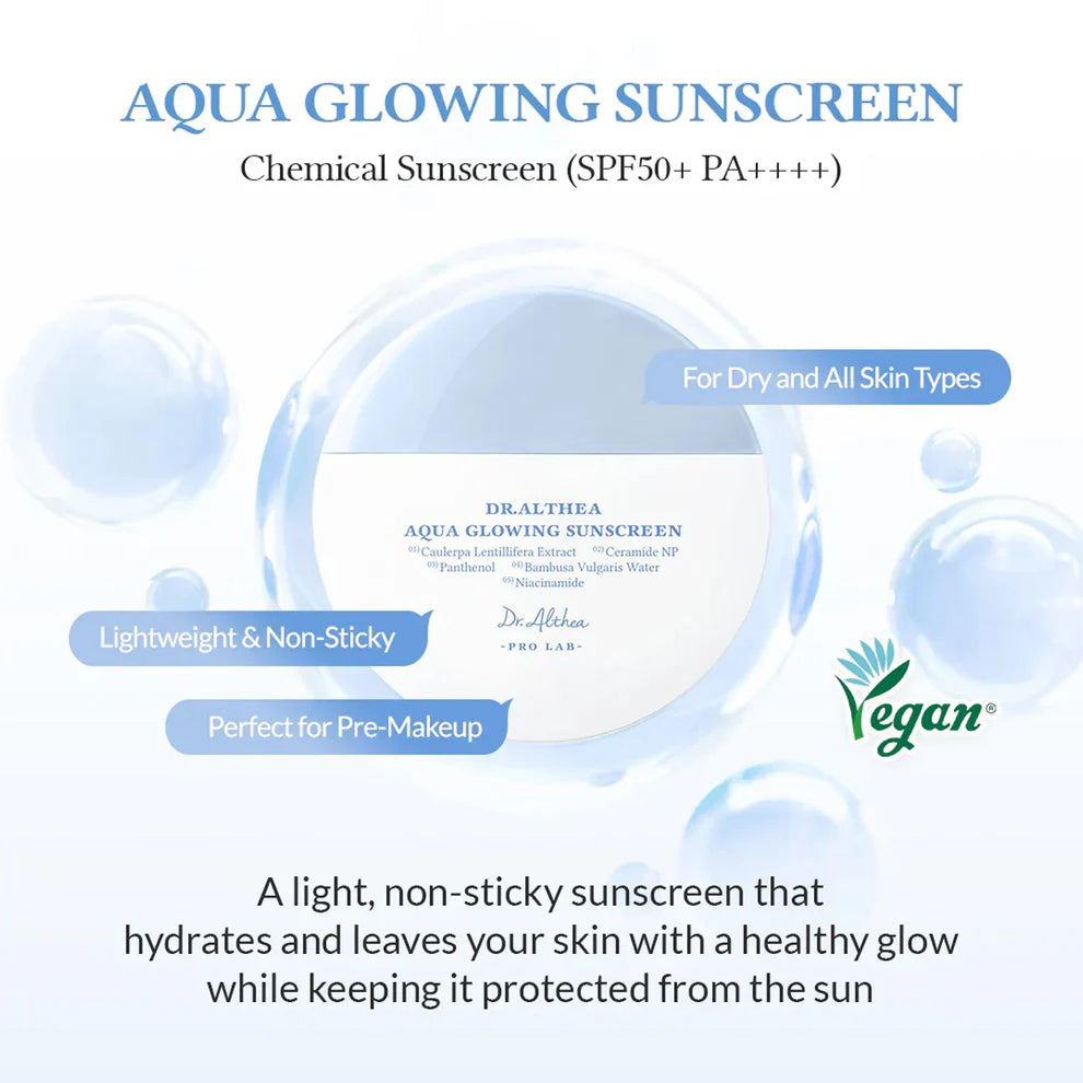 Aqua Glowing Sunscreen | Dr. Althea