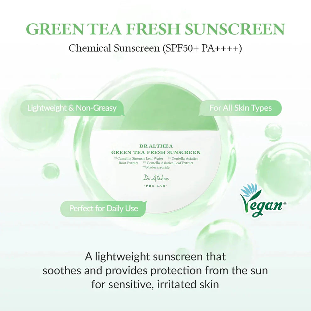 Green Tea Fresh Sunscreen | Dr. Althea
