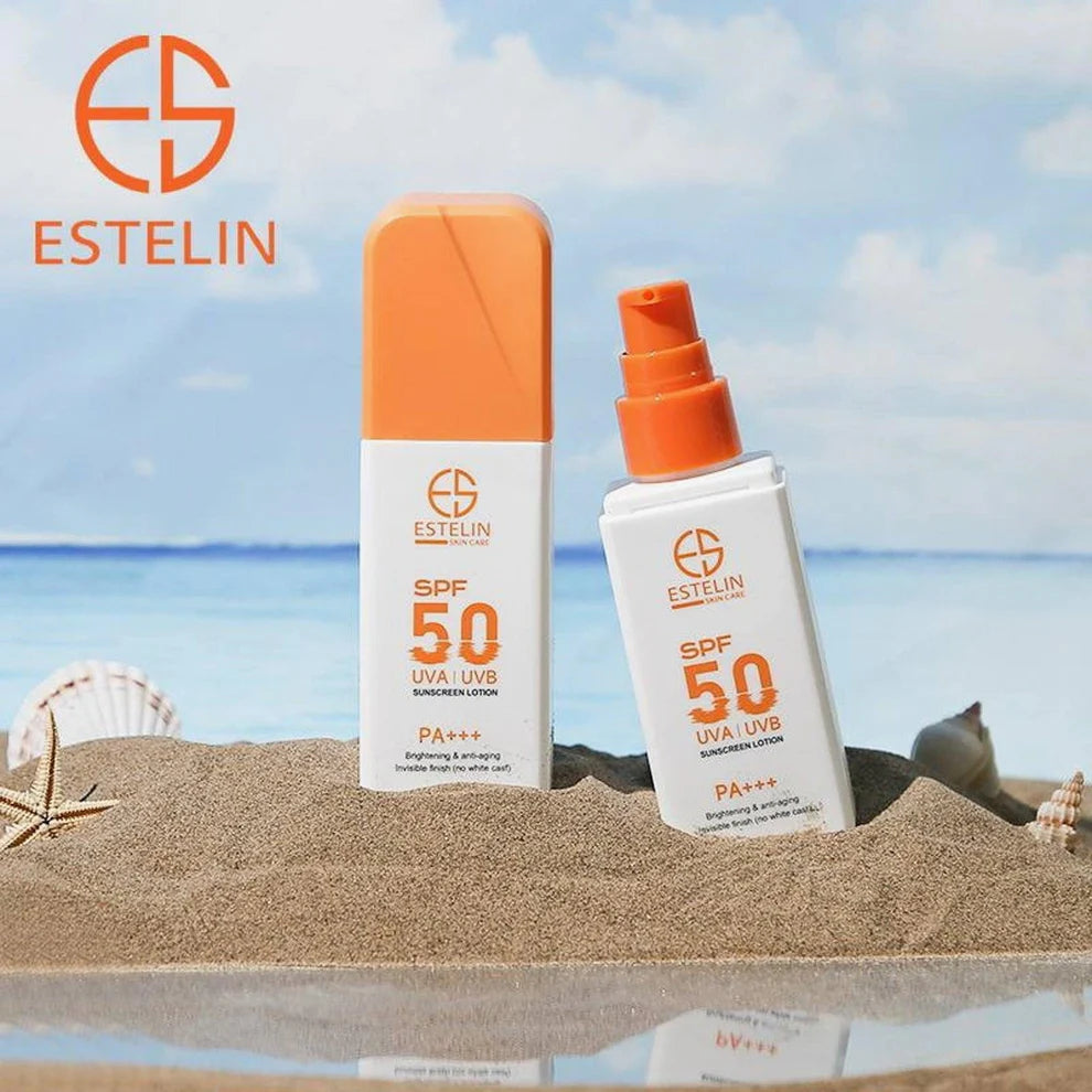 Brightening & Anti-Aging UVA UVB Sunscreen Lotion | Estelin
