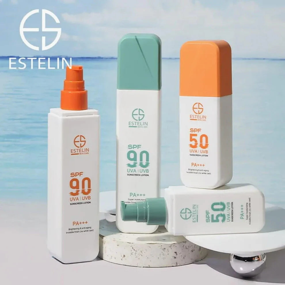 Brightening & Anti-Aging UVA UVB Sunscreen Lotion | Estelin