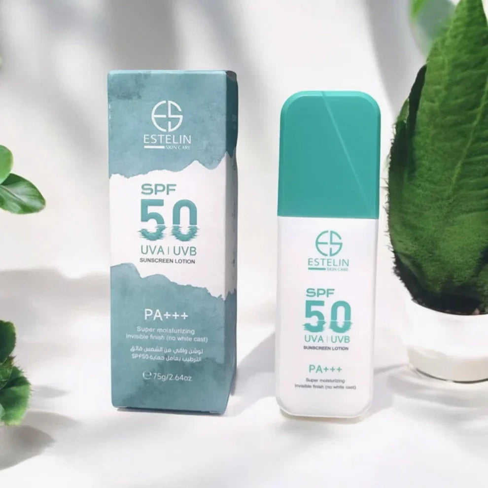 Super Moisturizing UVA UVB Sunscreen Lotion | Estelin