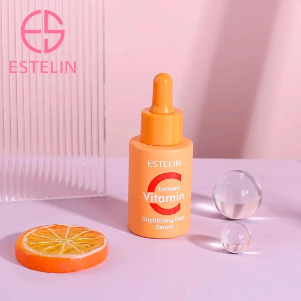 Vitamin C & Turmeric Brightening Face Serum | Estelin