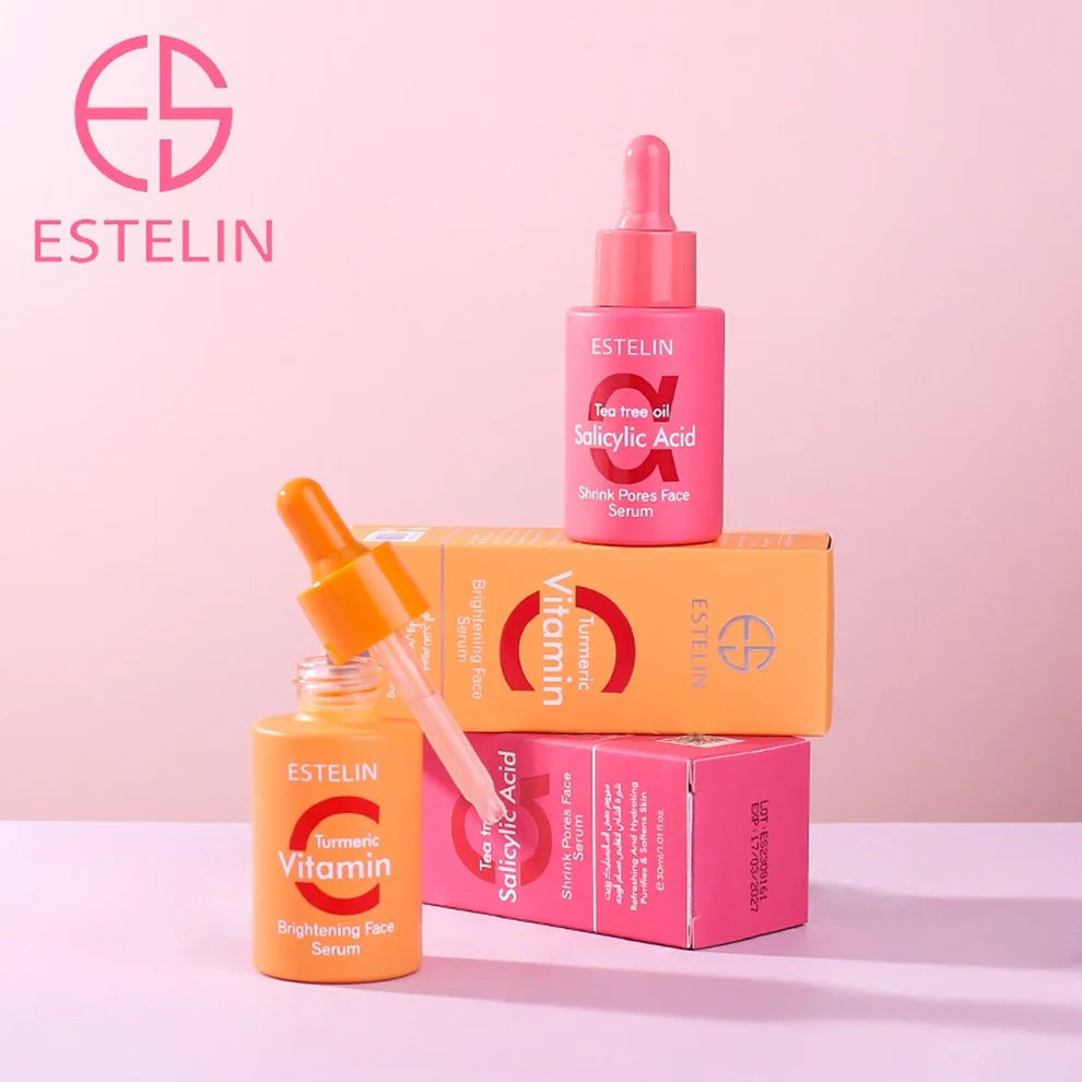Vitamin C & Turmeric Brightening Face Serum | Estelin