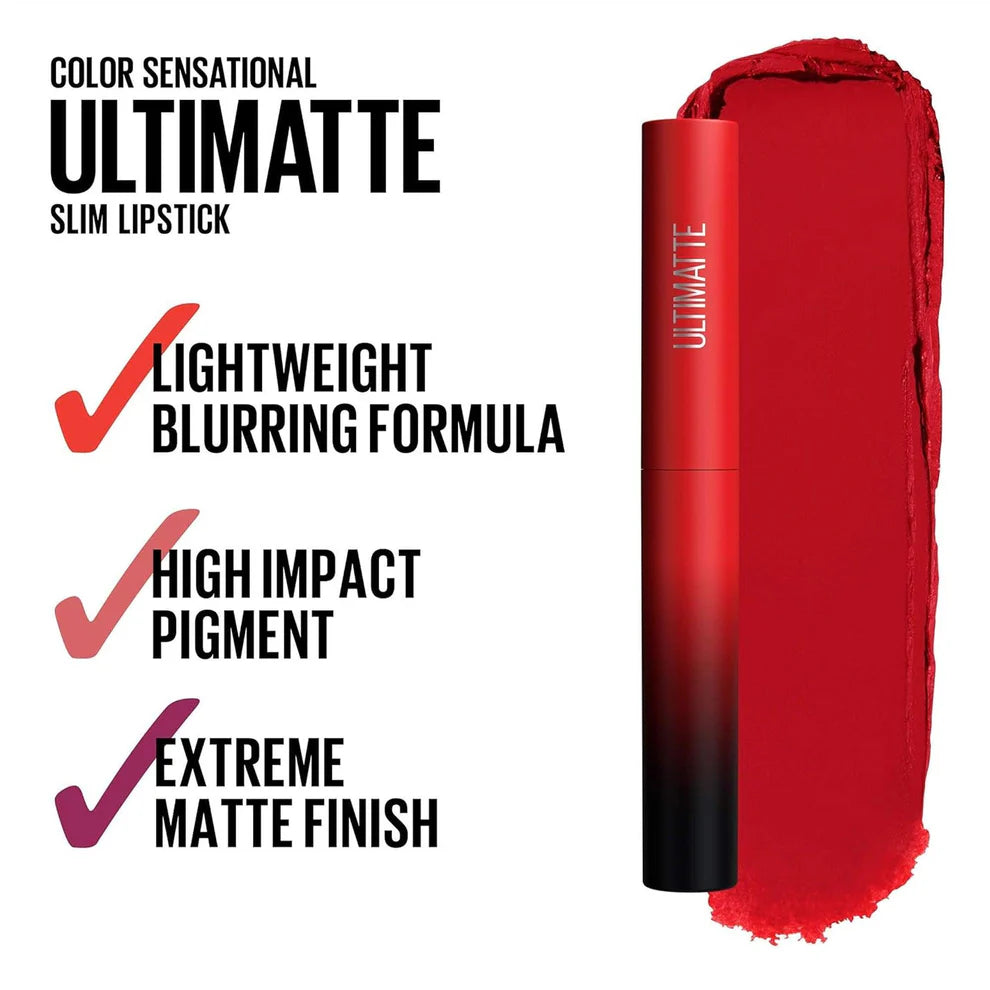 Maybelline Color Sensational Ultimatte Slim Matte Lipsticks