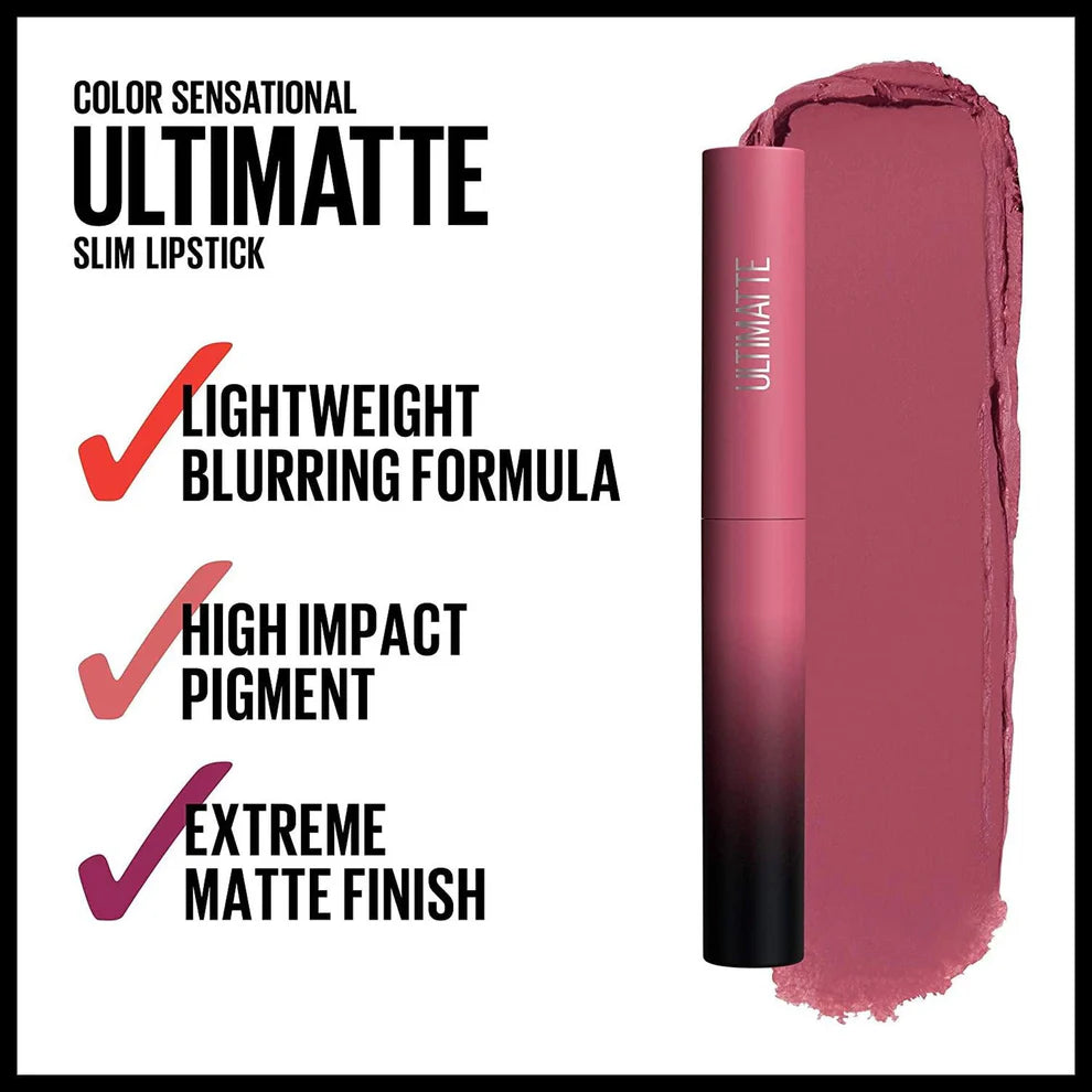 Maybelline Color Sensational Ultimatte Slim Matte Lipsticks