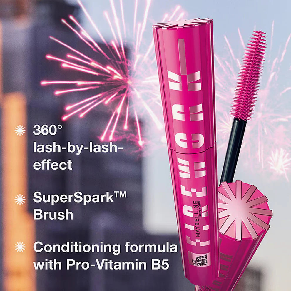 Maybelline Lash Sensational Firework Waterproof Mascara Very Black