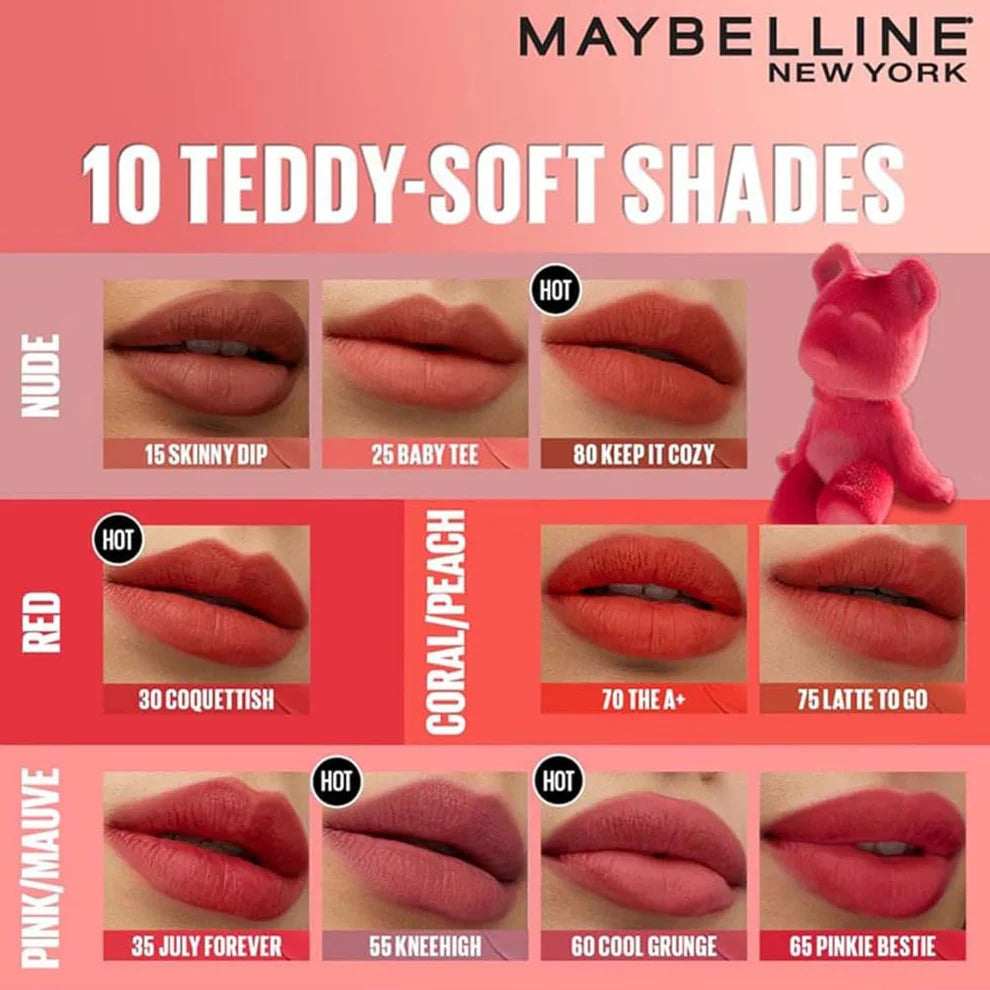 Maybelline Super Stay Teddy Tint 35 July Forever